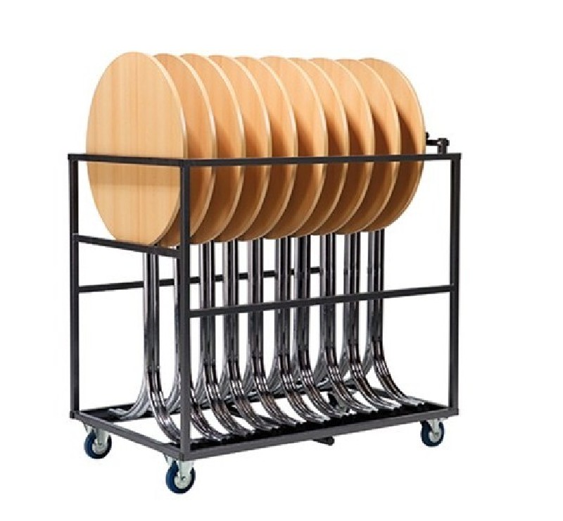 Lot de 4 tables mange debout