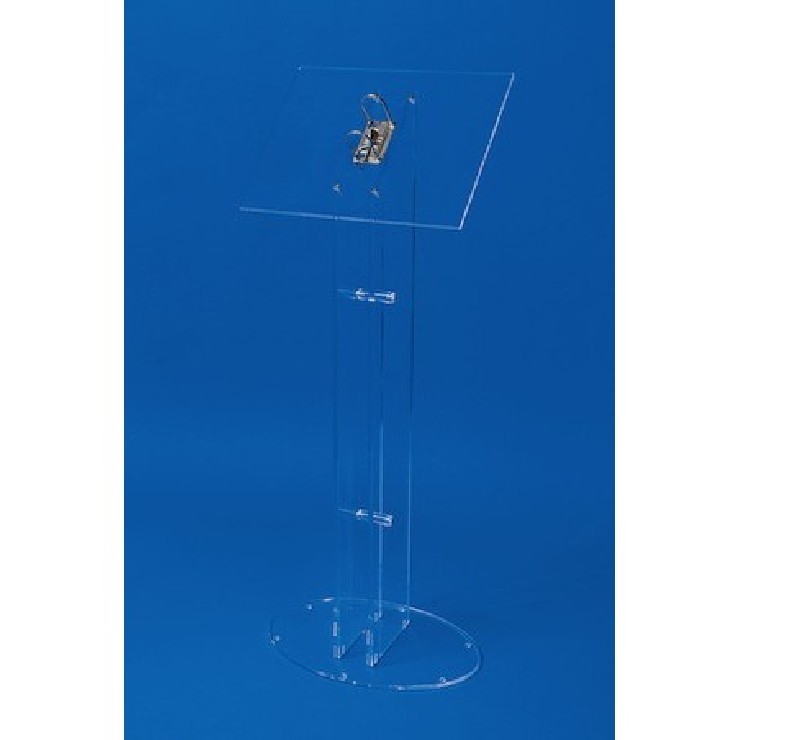 Lutrin pupitre avec anneaux en plexi