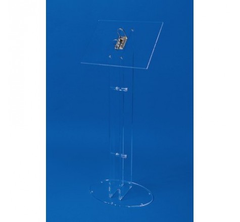 Lutrin pupitre avec anneaux en plexi