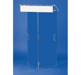 Pupitre pliable en plexiglas transparent