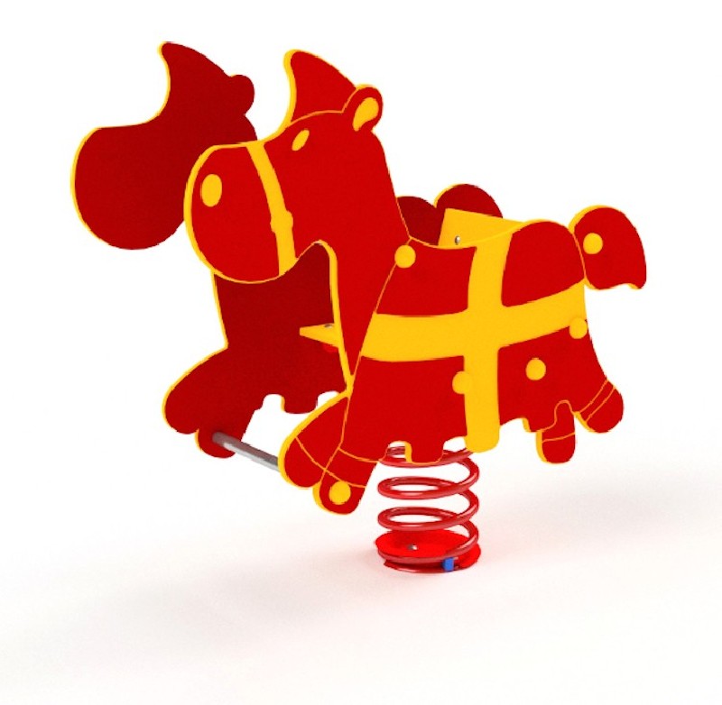 Cheval jeux sur ressort