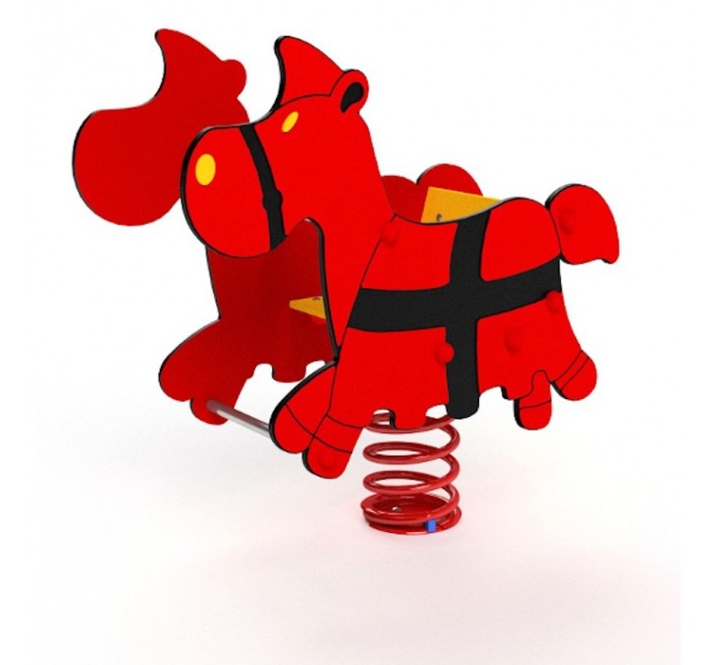 Cheval jeux sur ressort