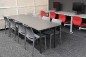 Lot de 10 tables "ULTRA" 180 x 80 cm avec 4 pieds pliants