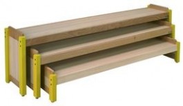 Bancs gigognes (lot de 3 bancs)