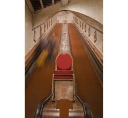 Chaise CHATEAU tissu rouge...