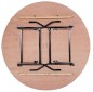 Table ronde pliante