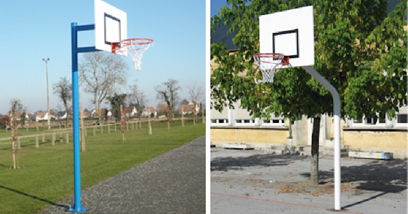But de basket pour l'entrainement (tube rond)
