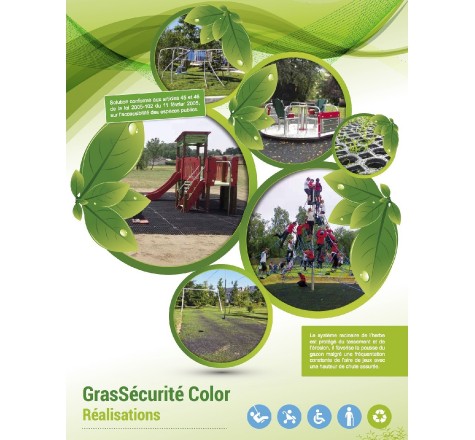 Sol amortissant pour sol meuble (terre, gazon)