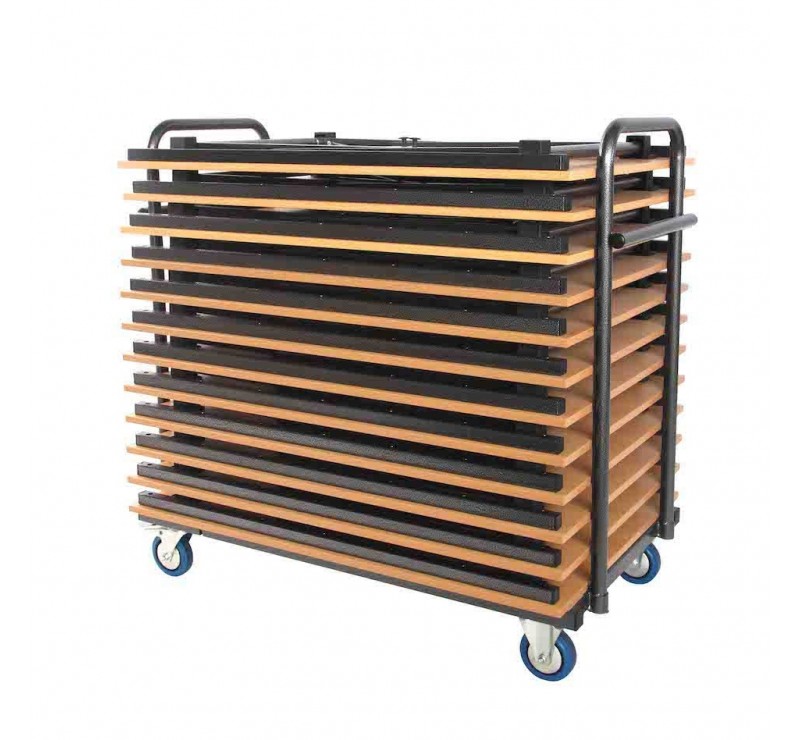 Chariot pour tables rectangulaires