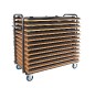 Lot de 10 tables "ULTRA" 180 x 80 cm avec 4 pieds pliants