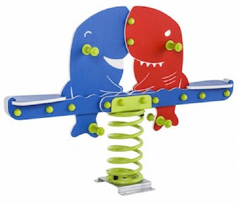 Requins jeux sur ressort 2 places