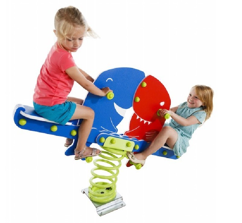 Requins jeux sur ressort 2 places