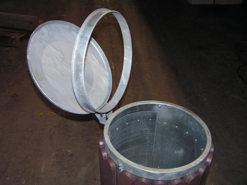 Corbeilles en plastique recyclé 
