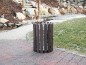 Corbeilles rondes en plastique recyclé 
