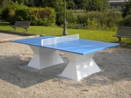 Table ping-pong en matériaux composites