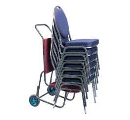 Chariot pour chaises empilables