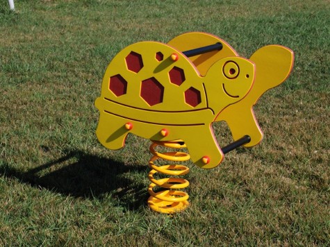 Jeu sur ressort tortue