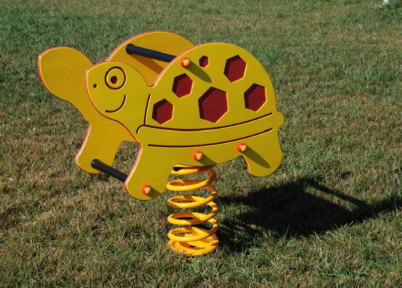 Jeu sur ressort tortue