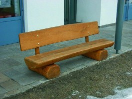 Banc des forêts en bois de...