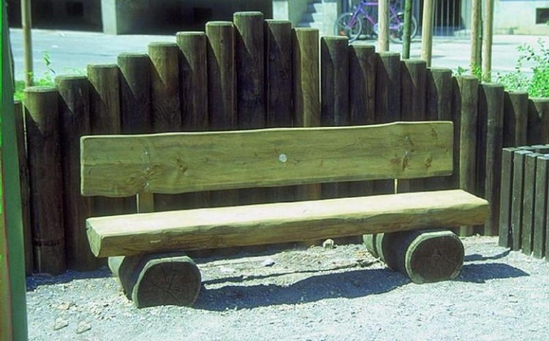 Banc des forêts en bois de pin
