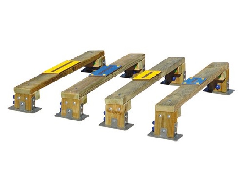 Saut en longueur canin