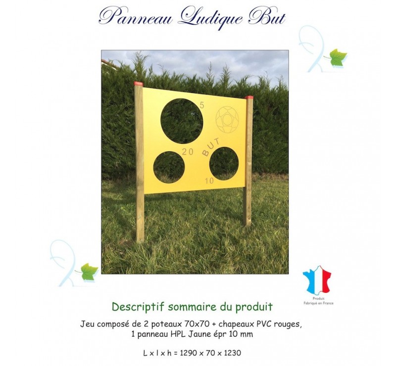 Panneau ludique but Panneau ludique but