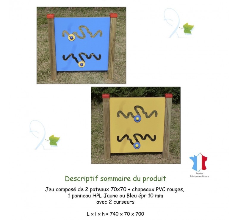 Panneau ludique pour les enfants