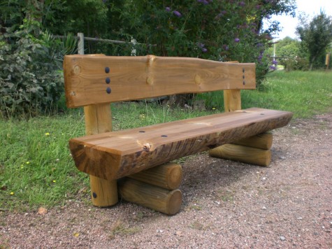 Banc touristique en bois massif