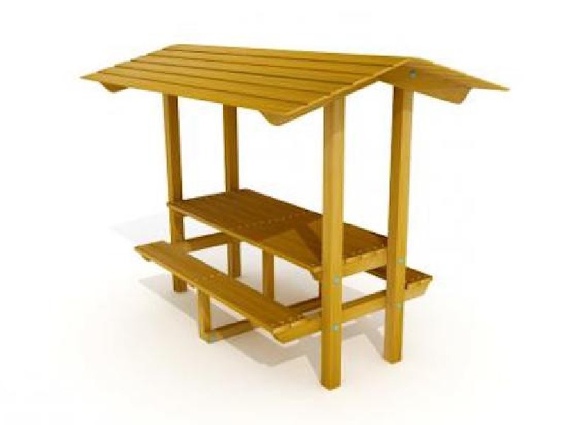 Lot de 2 tables pique-nique couvertes Lot de 2 tables pique-nique couvertes