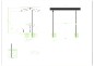 Lot de 2 tables pique-nique couvertes