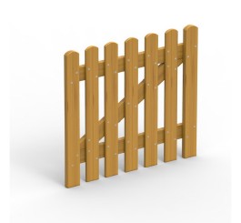 Portillon de barrière de sécurité pour aires de jeux