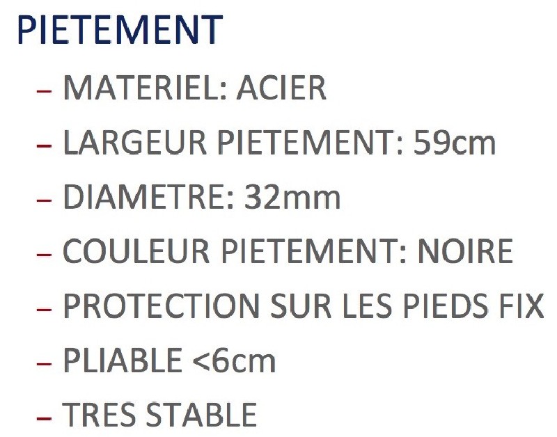 table pliante 120 x 80 cm evenementiel