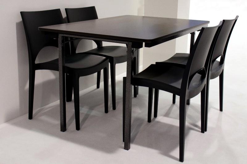 Lot de 10 tables "ULTRA" 120 x 80 cm avec 4 pieds pliants