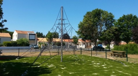 Pyramide de cordes hauteur 5 mètres