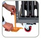 Chariot pour tables hautes rondes