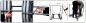 Chariot pour tables hautes rondes