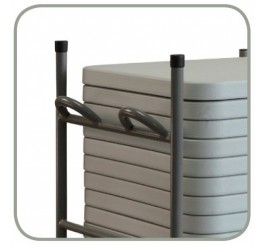 Chariot pour tables en...