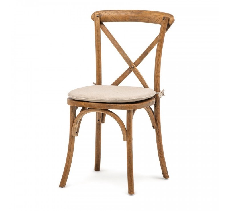 Chaise en bois robuste