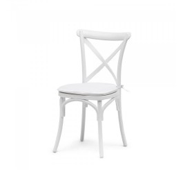 Chaise blanche en...
