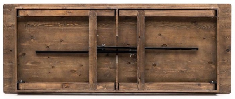 Table rustique pliante en pin massif