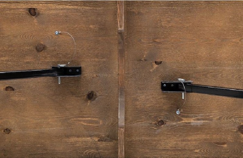 Table rustique pliante en pin massif