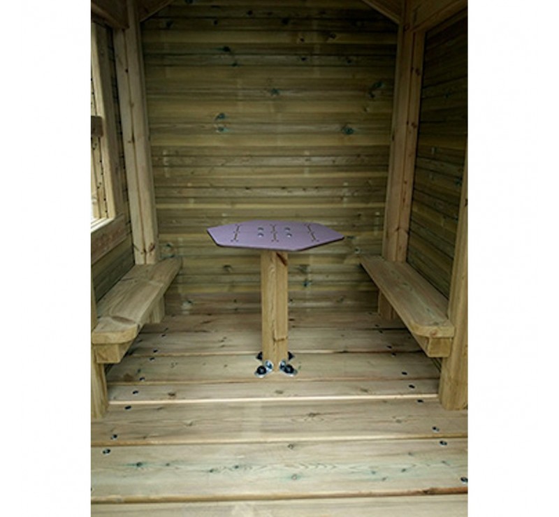 Maisonnette forestière pour les écoles