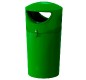 Poubelle de rue "vert foncé" en polyéthylène 100 L