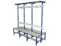 Banc vestiaire double lames en HPL