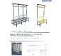 Banc vestiaire double lames en HPL