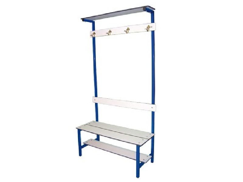 Banc avec vestiaire
