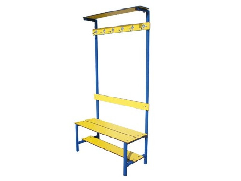 Banc avec vestiaire