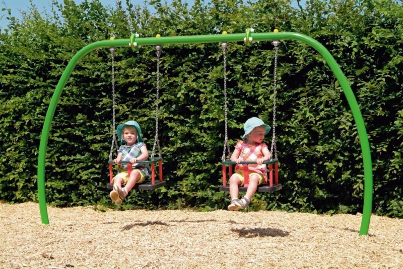 BALANÇOIRE BÉBÉ DOUBLE (2 SIÈGES BÉBÉ DE SÉCURITÉ)