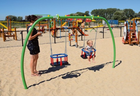 BALANÇOIRE BÉBÉ DOUBLE (2 SIÈGES BÉBÉ DE SÉCURITÉ)