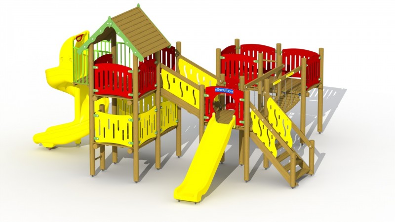 AIRE DE JEUX CITADELLE D’ELFES POUR LES ENFANTS